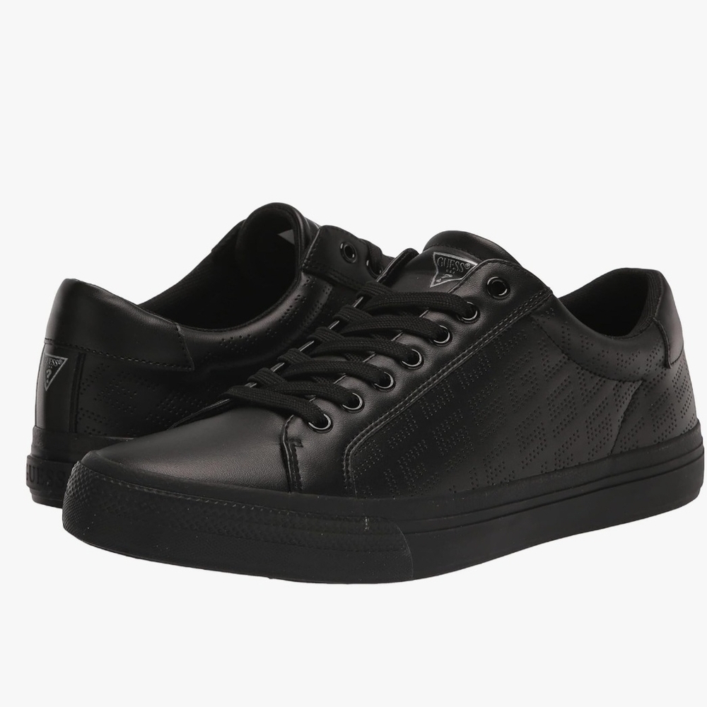 Guess Men's Black "Mumbai" Sneakers Size 10. Gently Used. In Excellent Condition - Picture 2 of 10